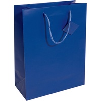 Sigel Sigel, Geschenktüte, mit Mattlack, Größe: L, ultramarinblau