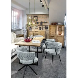 GUTMANN FACTORY Esszimmersessel grün (mintgrün), B:62cm H:76cm T:52cm, 100% Polyester, Sessel, Esszimmersessel