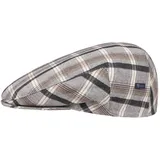 Lipodo Inglese Schirmmütze Regular Fit Made in Italy Damen Herren Frühling Sommer grau 59 cm - 59