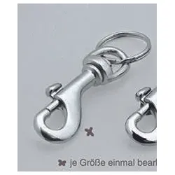 WEDO Karabinerhaken silber