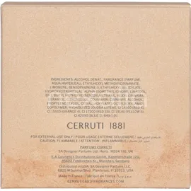 CERRUTI 1881 Pour Femme Eau de Toilette 50 ml