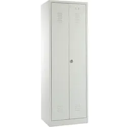 LÜLLMANN Putzmittelschrank 510720 lichtgrau 60,0 x 50,0 x 180,0 cm, aufgebaut