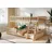 Kids Collective Etagenbett Kids Collective 120 x 200 cm Kiefer massiv natur beige
