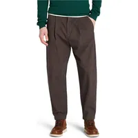 Timberland Claremont Herringbone Pleated Chino Pant chocolate brown yd