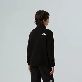 The North Face TEEN GLACIER 1/4 ZIP Pullover - Fleecepullover Gr. M schwarz TNF BLACK