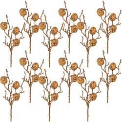 CREATIV green künstliche Pflanze Walnusszweig, 41cm, natur, 12er Set