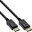 InLine DisplayPort Kabel 0,5 m Schwarz