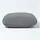 Homescapes Pouf Groß Baumwolle 70 x 20 x 70 cm Grau