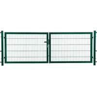 Floraworld Doppeltor 300 x 120 cm Grün/Metall