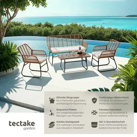 Tectake Molfetta XL Set 4-tlg. Beige