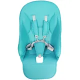 Hochstuhl Auflage Aus Kunstleder · Essstuhl Polster für Kinder · Wasserdichte Sitzauflage mit Gurt · Abwaschbar & Falbar · Für Kinderhochstühle und Esszimmerstühle (E)