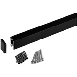 Kesseböhmer Linero MosaiQ EasyLine Küchenreling Schwarz 1200 mm