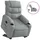 vidaXL Relaxsessel mit Aufstehhilfe Elektrisch 147 x 80,5 x 0 cm Hellgrau
