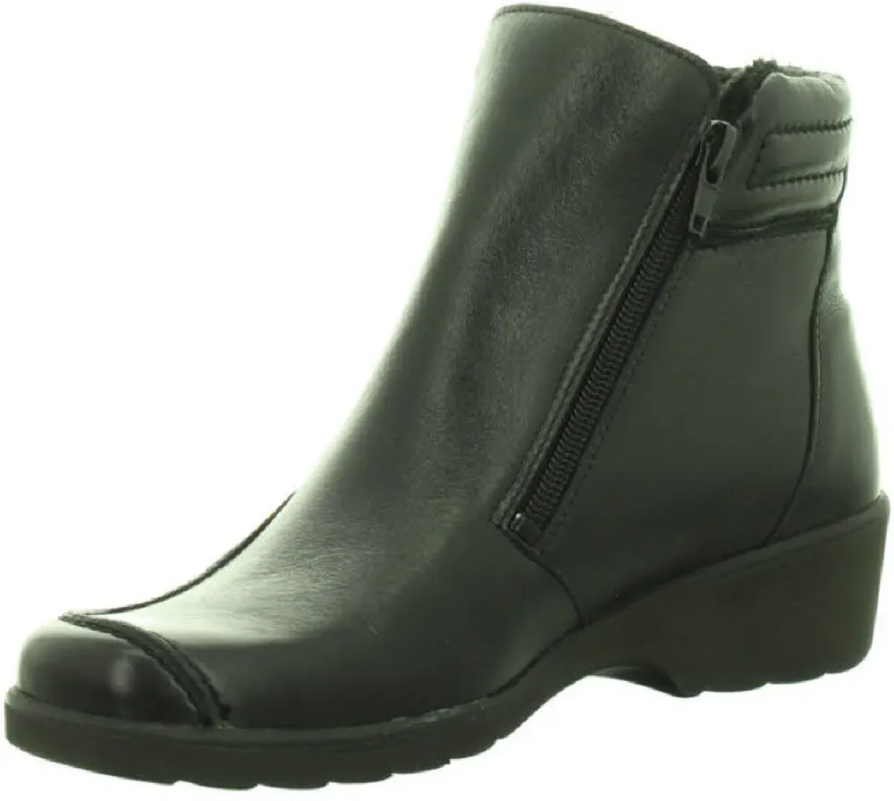Longo Stiefelette Damen Stiefel Winterstiefelette Slipper Outdoor schwarz 38