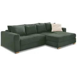 Ecksofa Kampen Cord Grün