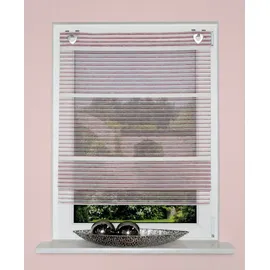 HOME WOHNIDEEN 91779 JÖRG Magnetrollo Ausbrenner Bambus, Fensterhaken, Farbe:Beere, Größe:130 x 60 cm, Anzahl:1