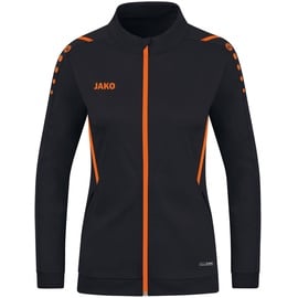 Jako Challenge Polyesterjacke Damen schwarz/neonorange 34