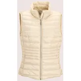 Madeleine Kurzweste MADELEINE "Steppweste Verkürzte Steppweste für Damen", Damen, Gr. 46, weiß (perlweiß), Obermaterial: 100% Polyamid PA., Modern, Westen, Steppweste