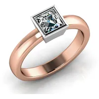 Verlobungsring VR06 585er Rot-/Weiflgold - 3491