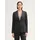 Tom Tailor Jackenblazer Blazer in Melange-Optik mit 1-Knopf-Verschluss, Black, 38