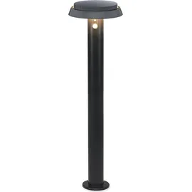 esotec Sockelleuchte Edelstahl/Glas/Kunststoff/Metall 70 cm inkl. Bewegungsmelder schwarz