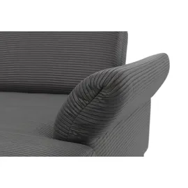 sit&more Wohnlandschaft SIT & MORE "Coco U-Form", grau, B:382cm H:88cm T:242cm, 100% Polyester, Sofas, Wohnlandschaft, Sitztiefen-, Arm- und Kopfteilverstellung, Cord-Bezug, Fußhöhe 15 cm