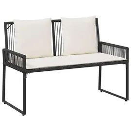 vidaXL Gartenmöbel Set 4-tlg. Schwarz
