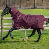 Horseware Amigo Hero Ripstop Plus Lite Turnout Teppich 140cm Fig/Navy - Tan