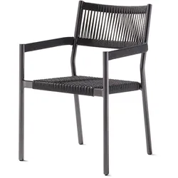 Sieger Rimini Stapelsessel Aluminium Eisengrau - Eisengrau