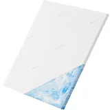 SW Bedding Topper 180x200cm Premium Gelschaum - extra anpassungsfähig mit Memory-Effekt - Handarbeit aus Deutschland - erholt Aufwachen