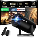 4K Mini Projektor 180 Drehung HDMI USB Bluetooth 5 WiFi 6