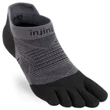 injinji Run Lightweight No-Show Socken Schwarz 37-40