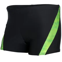 Aquarti Jungen Schwimmhose Kontrastfarbige Einsätze, Farbe: Schwarz/Grün, Größe: 152 - 152