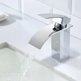 Wasserfall Bad Wasserhahn Badezimmer-Mischbatterie Wasserfall Wasserhahn - Chrom - Cecipa