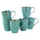 CreaTable Kaffeetasse 0,3 l Blau 6 St.