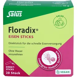 FLORADIX Eisen Sticks Pulver Salus 20 St.