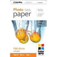 Colorway High Glossy (200 g/m2, 10 x 15 cm, 50 x), Fotopapier