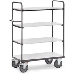 fetra ESD-Etagenwagen 9200 - Tragkraft 500kg TPE-ESD-Reifen
