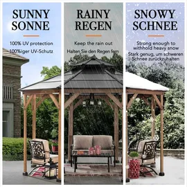 Sunjoy Pavillon Eggi anthrazit