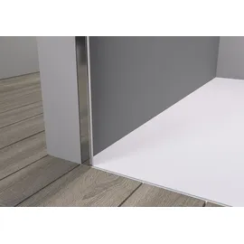 Bernstein Eckdusche Bernstein DX906 flex Schiebetür Soft-Close 8mm Nano Echtglas Chrom 110x90cm