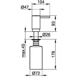 Keuco Elegance Pumpe für Schaumseifenspender