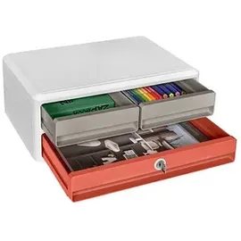 CEP Schubladenbox TERRA NOVA sand, terracotta 1090212391, DIN A4 quer mit 3 Schubladen, 1 St.