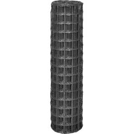 vidaXL Eurozaun Stahl 10 x 1,5 m Grau
