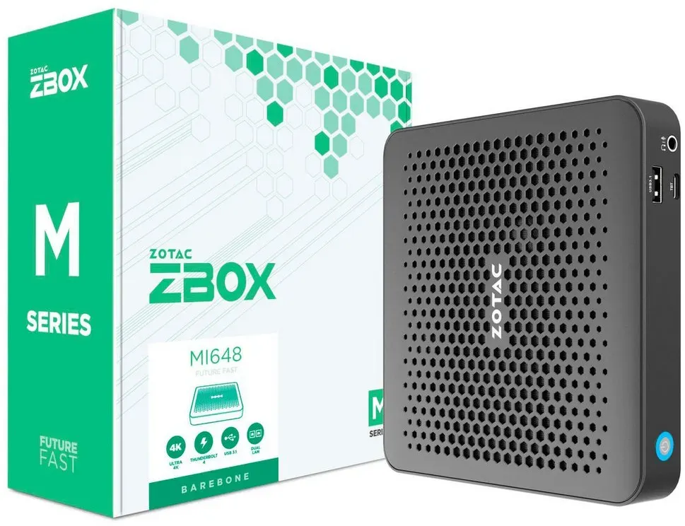 Zotac ZOTAC ZBOX edge MI648, Barebone, (ohne Barebone-PC schwarz