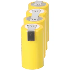 Akkuman 4er Reihe Akku Sub-C 2000mAh 4,8V NiMH mit Lötfahne