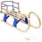 vidaXL Klappschlitten beige (93700)