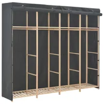 vidaXL Kleiderschrank Livvy 200 x 170 x 40 cm Grau