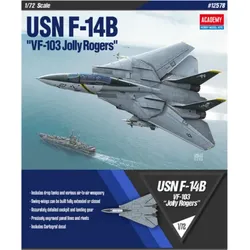 ACADEMY 492578 1:72 USN F-14B Vf-103 Jolly Rogers