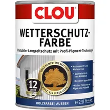Clou Wetterschutzfarbe Anthrazitgrau 2,5 l