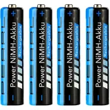 Pearl 4er-Set NiMH-Akkus Typ AAA: Micro, 1.100 mAh